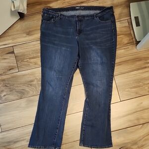 Old Navy Dark Blue Boot Cut Jeans